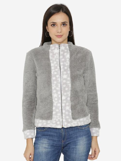 Toweling effect soft shell jacket - 15518677 - Standard Image - 1