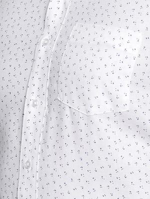 white cotton formal shirt - 15519225 - Standard Image - 5