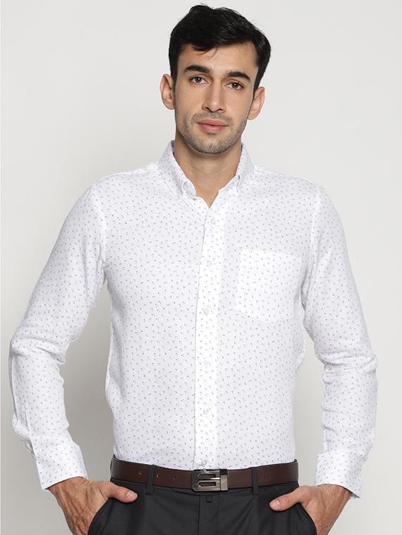 white cotton formal shirt - 15519225 - Zoom Image - 1