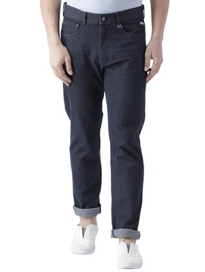 navy blue denim plain jeans - 15519401 - Standard Image - 1