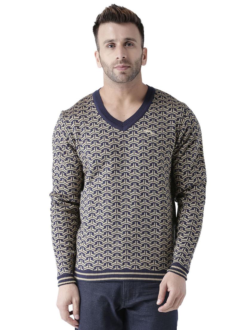 navy blue acrylic pullover - 15519409 - Zoom Image - 1