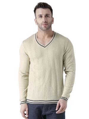 beige acrylic pullover - 15519411 - Standard Image - 1
