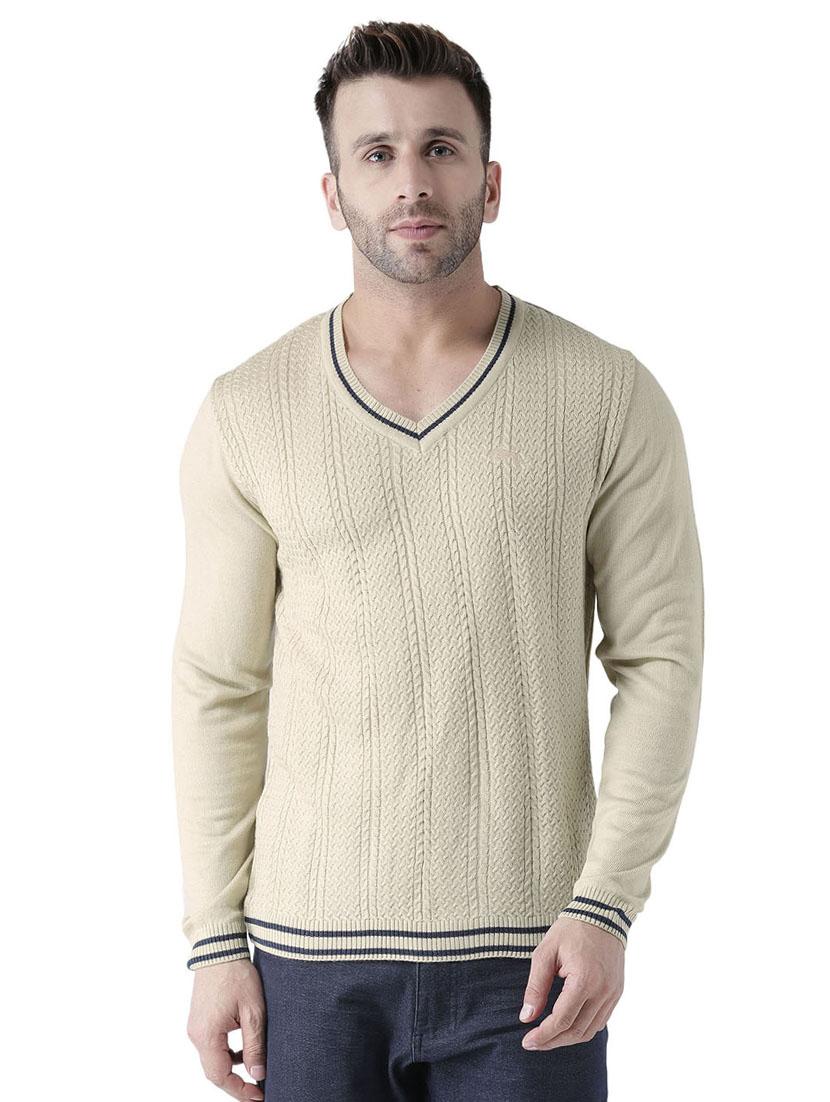 beige acrylic pullover - 15519411 - Zoom Image - 1