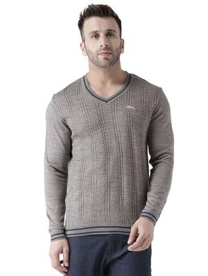 grey acrylic pullover - 15519412 - Standard Image - 1