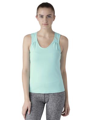 strap gather detail tank top - 15519449 - Standard Image - 1