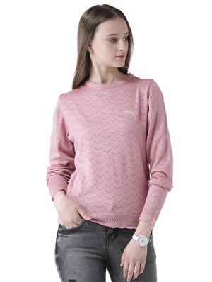 pointelle knit scallop edge pullover - 15519459 - Standard Image - 1