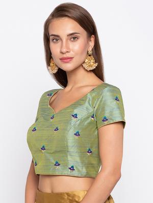 embroidered drawstring blouse - 15520237 - Standard Image - 3
