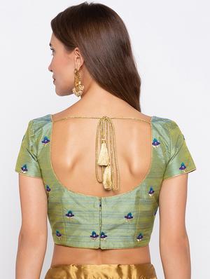 embroidered drawstring blouse - 15520237 - Standard Image - 4