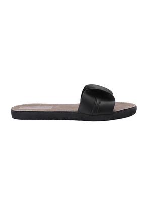 black slip on sandals - 15521716 - Standard Image - 2