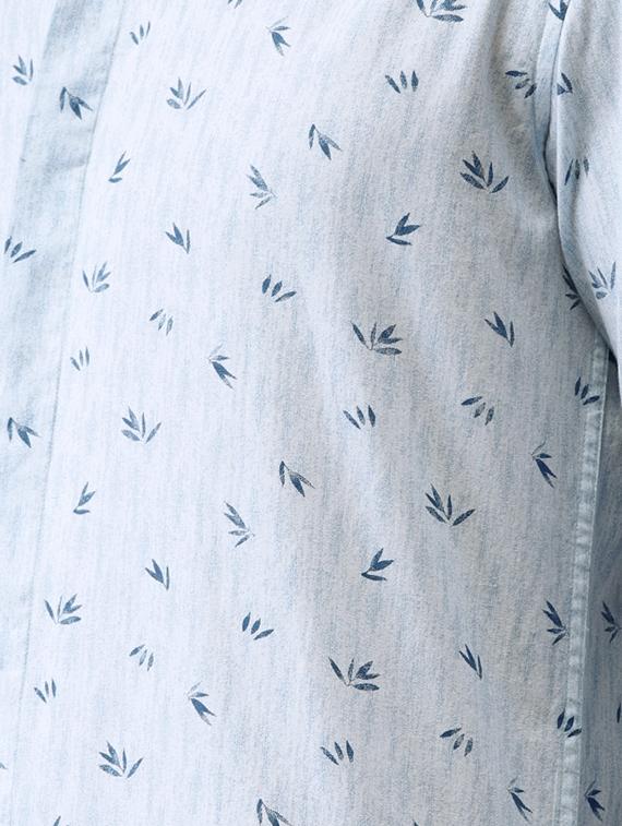blue cotton casual shirt - 15521933 - Zoom Image - 5
