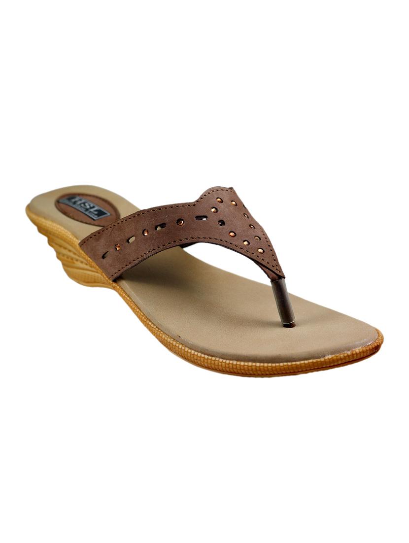 brown slip on wedges - 15522244 - Zoom Image - 1