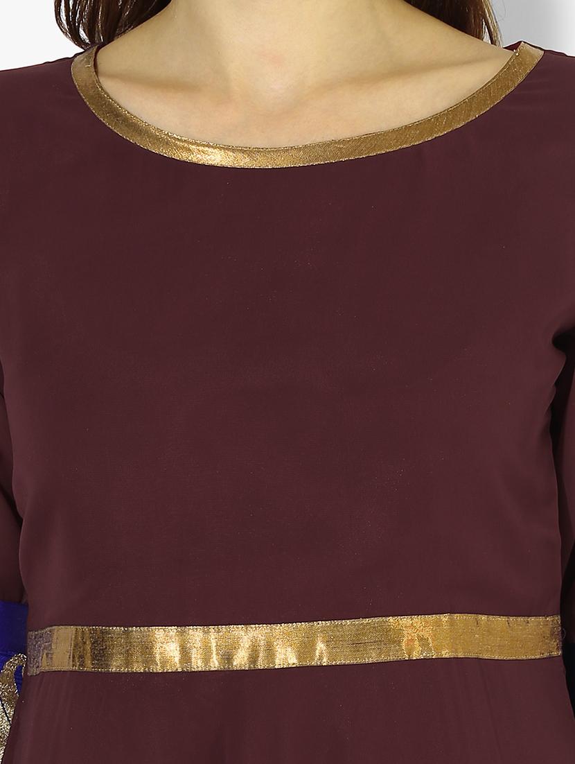 high low block print kurta - 15523787 - Zoom Image - 4