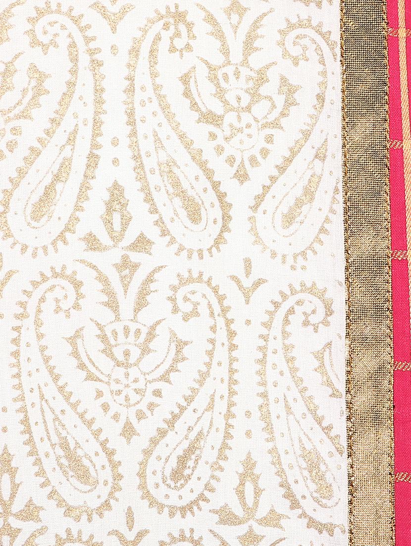 high low foil print kurta - 15523790 - Zoom Image - 5