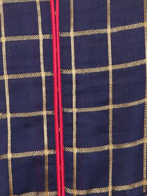flared checkered kurta - 15523802 - Standard Image - 5