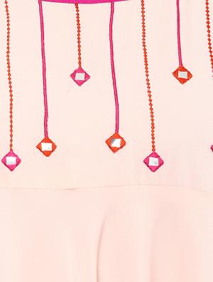 high low embroidered kurta - 15523817 - Standard Image - 5