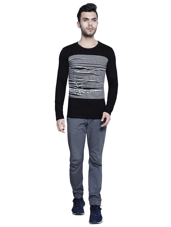 monochrome cotton t-shirt - 15523942 - Zoom Image - 4