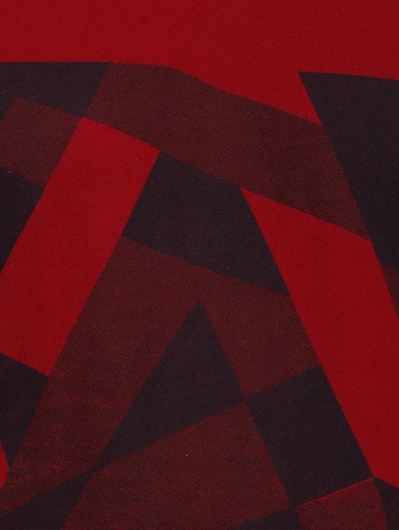 red cotton front print t-shirt - 15523944 - Zoom Image - 5