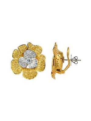 gold tone stone earrings - 15524136 - Standard Image - 2