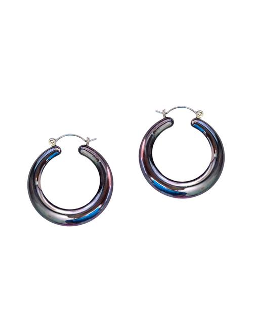 Silver Plastic Earrings - 15524465 - Standard Image - 1