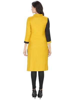 straight embroidered kurta - 15524870 - Standard Image - 3