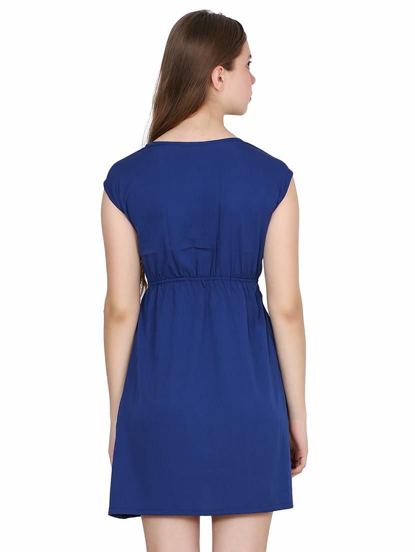 elasticated waist a-line dress - 15524873 - Zoom Image - 3