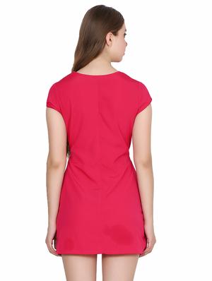 elasticated waist a-line dress - 15524874 - Standard Image - 3