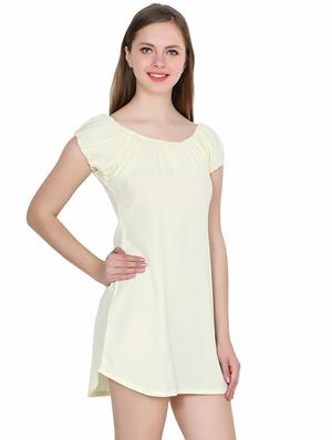 gathered neck detail dress - 15524877 - Standard Image - 2