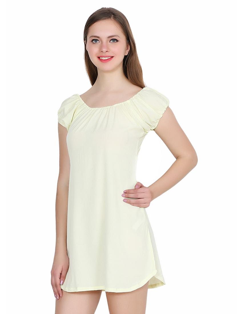 gathered neck detail dress - 15524877 - Zoom Image - 1