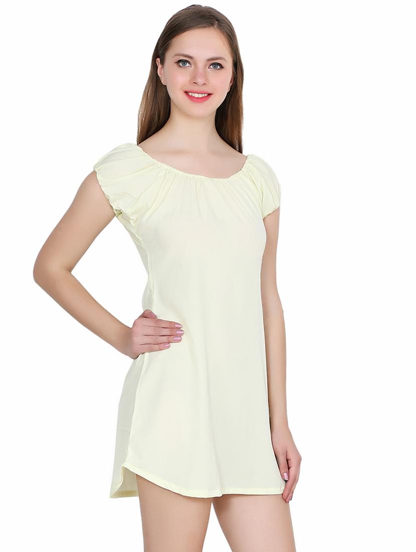 gathered neck detail dress - 15524877 - Zoom Image - 2