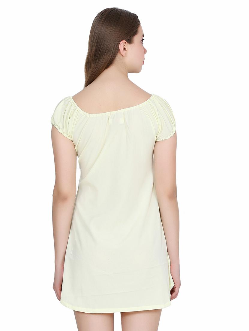 gathered neck detail dress - 15524877 - Zoom Image - 3