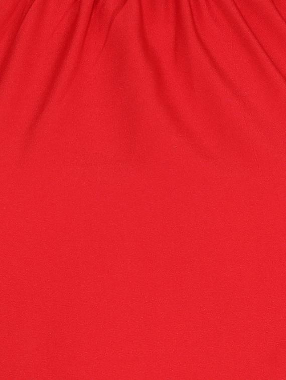 scarlet gathered neck detail dress - 15524878 - Zoom Image - 4