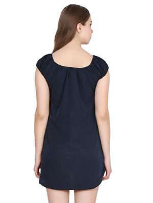 gathered neck detail a-line dress - 15524884 - Standard Image - 3