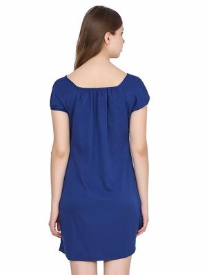 gathered neck detail dress - 15524976 - Standard Image - 3
