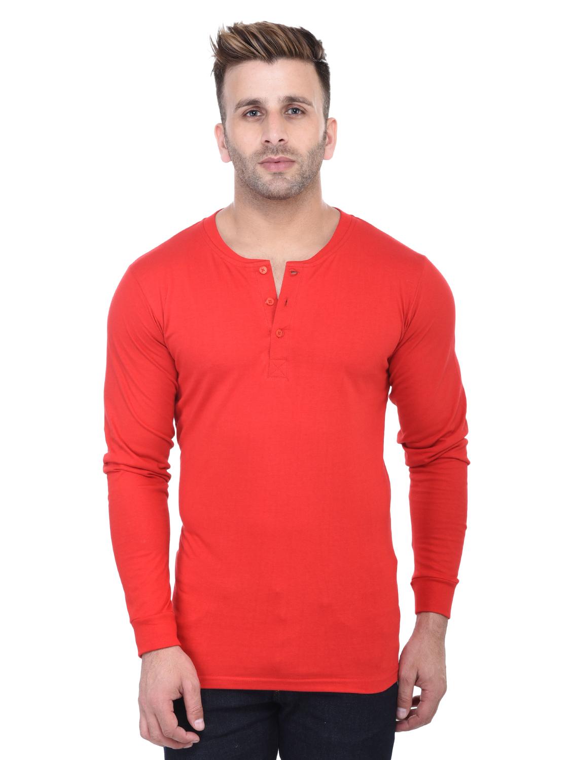 red cotton t-shirt - 15525619 - Zoom Image - 1
