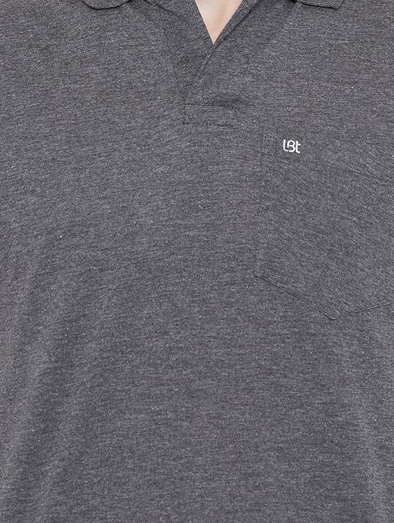 grey solid t-shirt - 15526773 - Zoom Image - 4