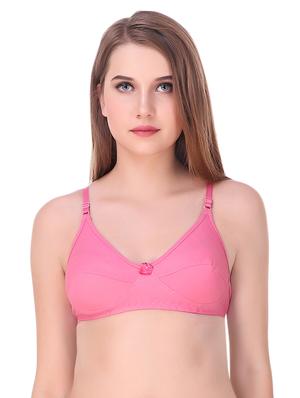 set of 2 bow patch solid bra - 15526864 - Standard Image - 4