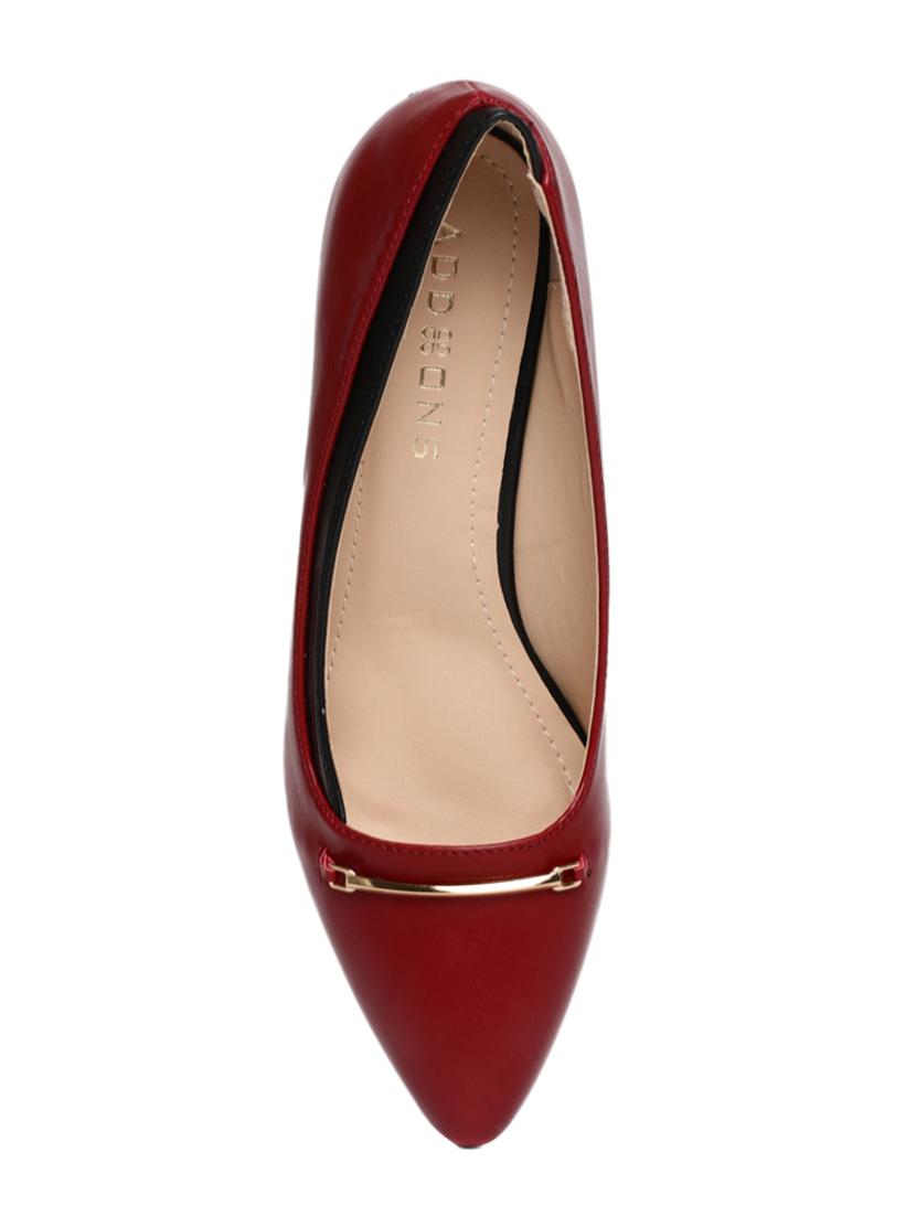 maroon slip on pumps - 15527027 - Zoom Image - 4