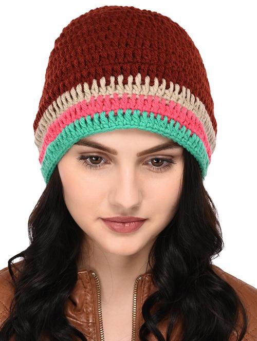 striped woolen cap - 15527839 - Very Small Image - 1