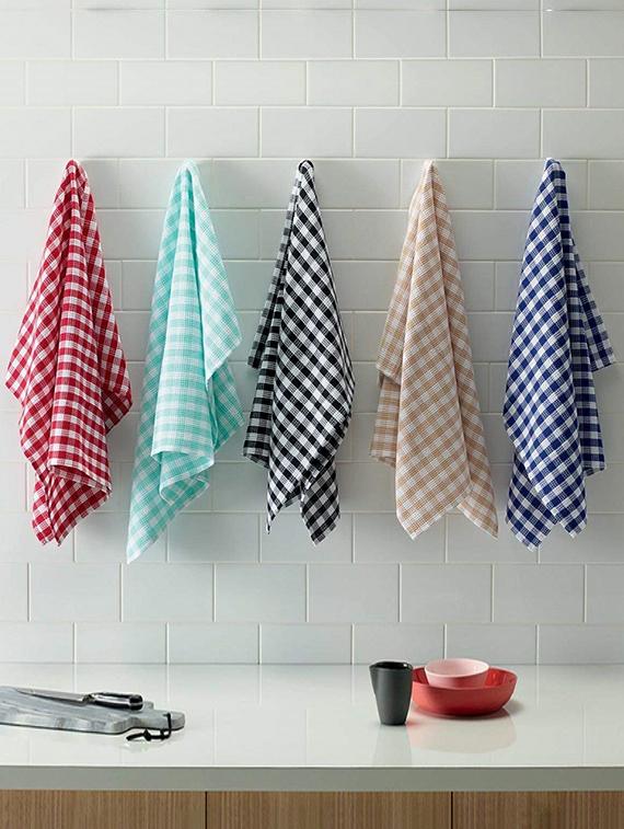 cotton set of 5 kitchen/hand towels - 15528273 - Zoom Image - 1