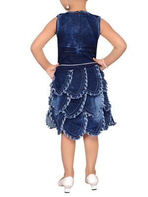 blue cotton frock - 15528962 - Standard Image - 3