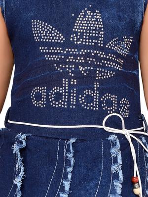 blue cotton frock - 15528962 - Standard Image - 5