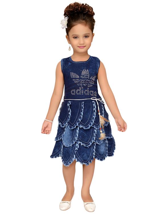 blue cotton frock - 15528962 - Zoom Image - 4