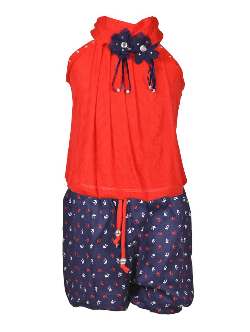 red cotton shorts set - 15528967 - Zoom Image - 1