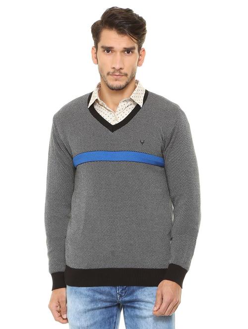 grey acrylic pullover - 15530440 - Standard Image - 1