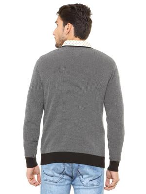grey acrylic pullover - 15530440 - Standard Image - 2
