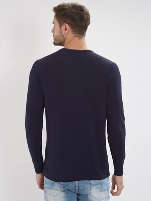 blue cotton t-shirt - 15530584 - Standard Image - 3