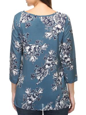 floral front key hole top - 15531154 - Standard Image - 3