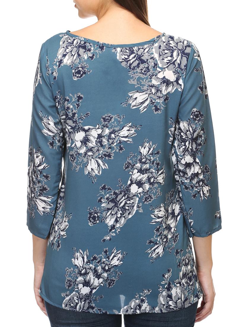 floral front key hole top - 15531154 - Zoom Image - 3