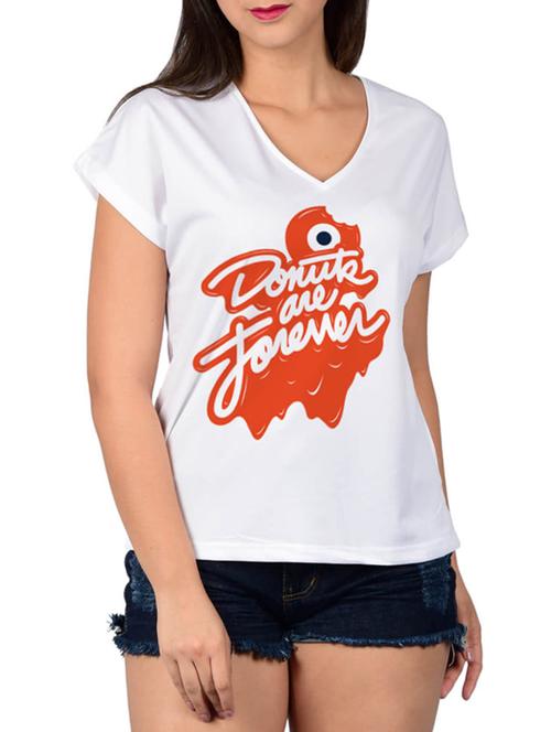 slogan print graphic tee - 15532591 - Standard Image - 1
