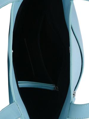 blue leatherette (pu) regular tote - 15533506 - Standard Image - 3